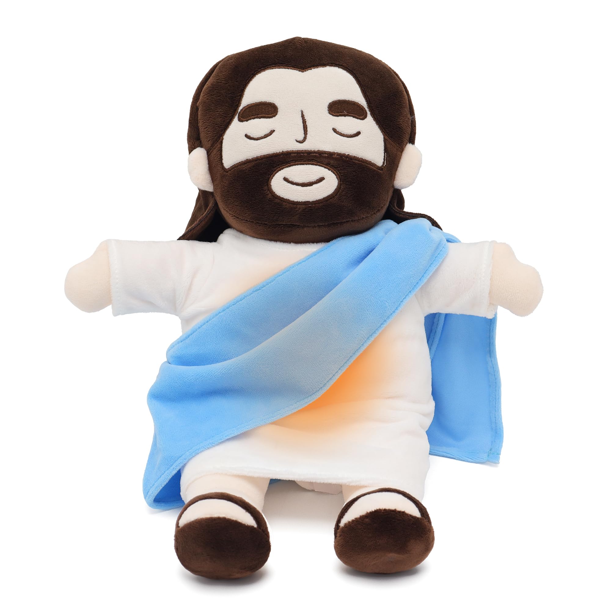 💖Heart of Jesus Toy Savior Doll  - 🤗Soothing Jesus Plush Toys with Light🕊️