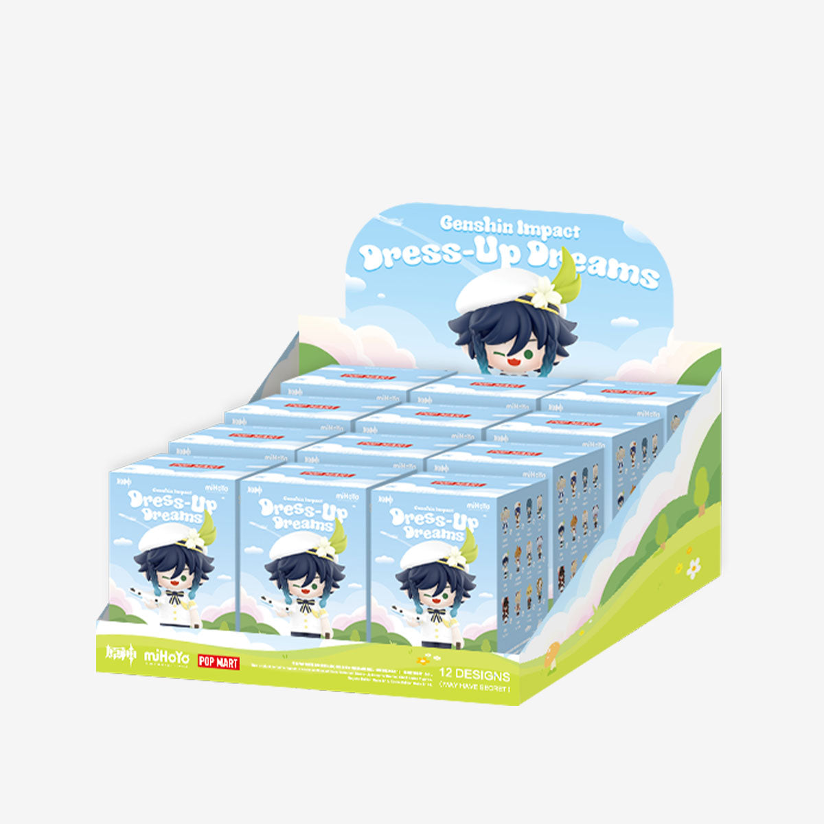 POP MART Genshin Impact Dress-Up Dreams Themed Chibi Series Figures [1 Blind Box]