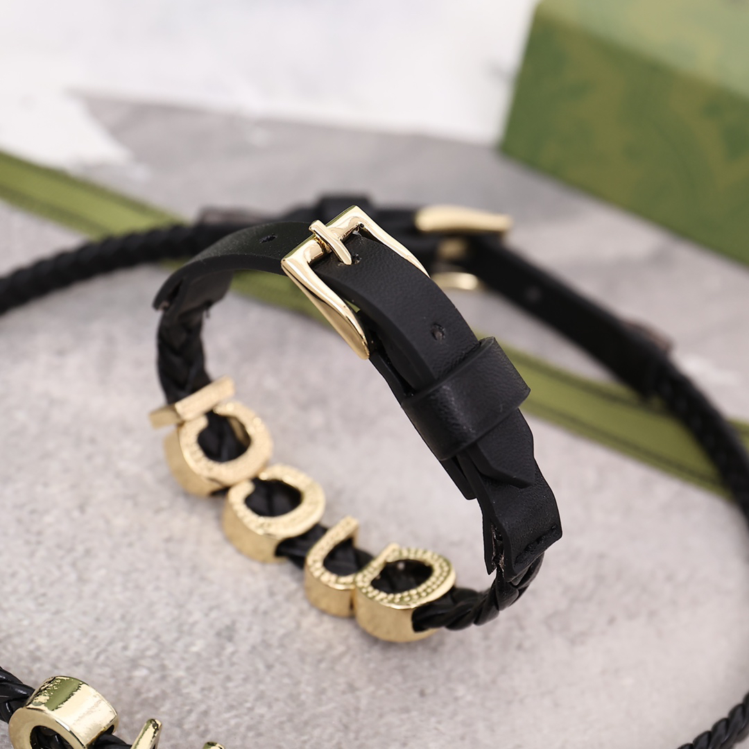 Gucci choker black collar necklace