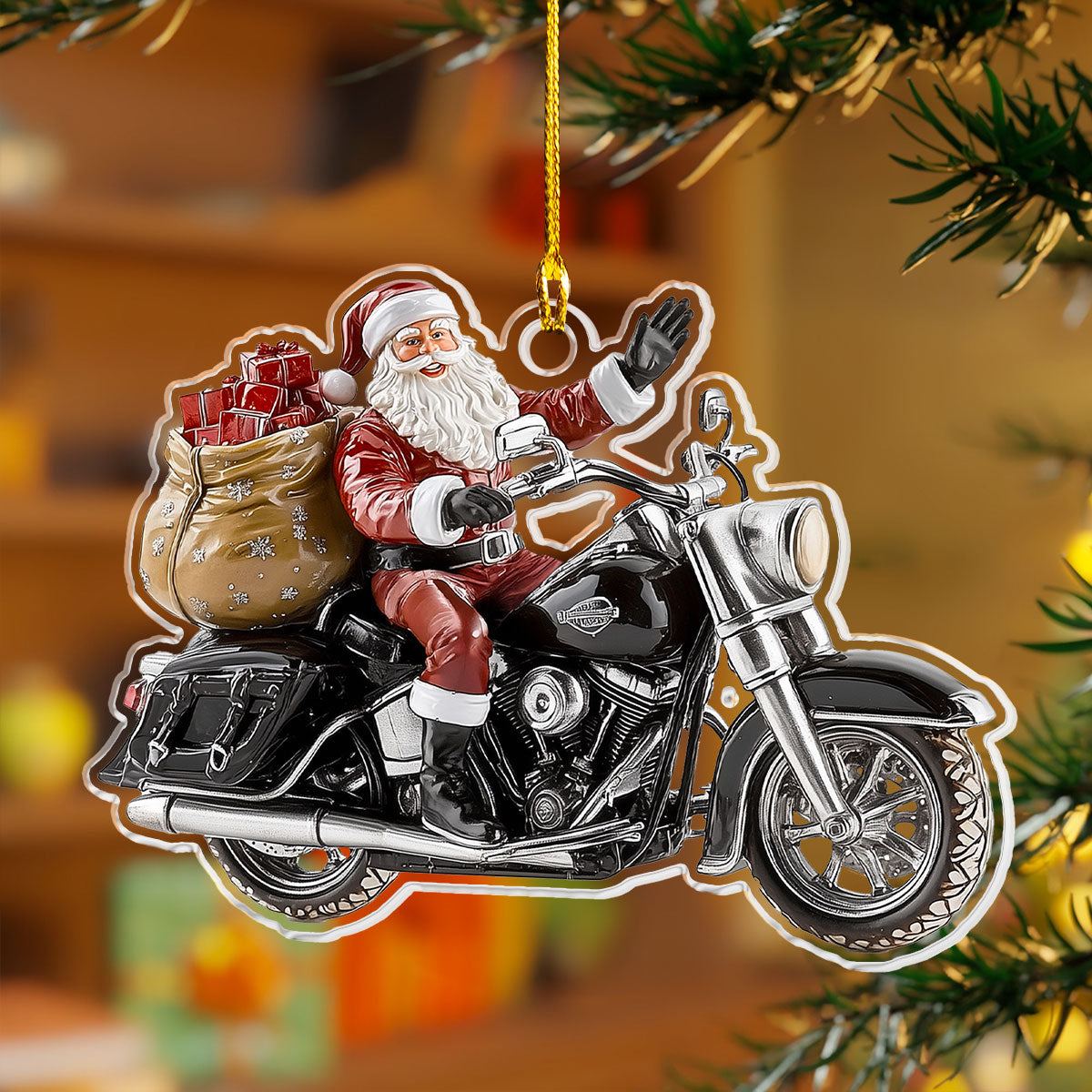 🎅🏼Santa's Holiday Ride Christmas Ornaments