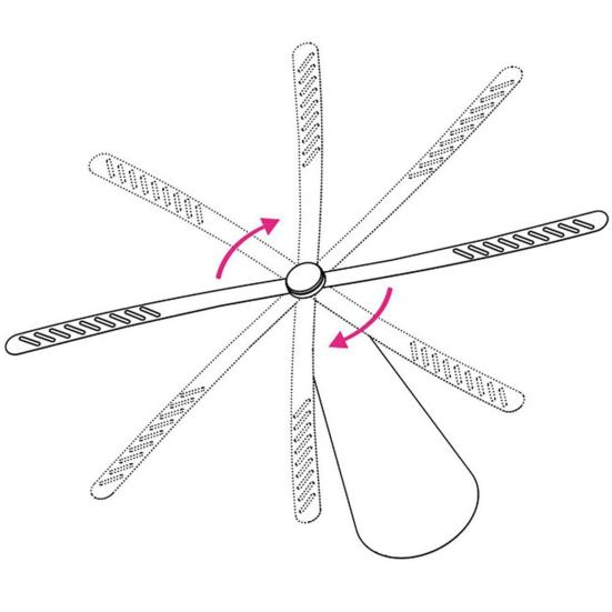 Outdoor picnic fly repellent fan