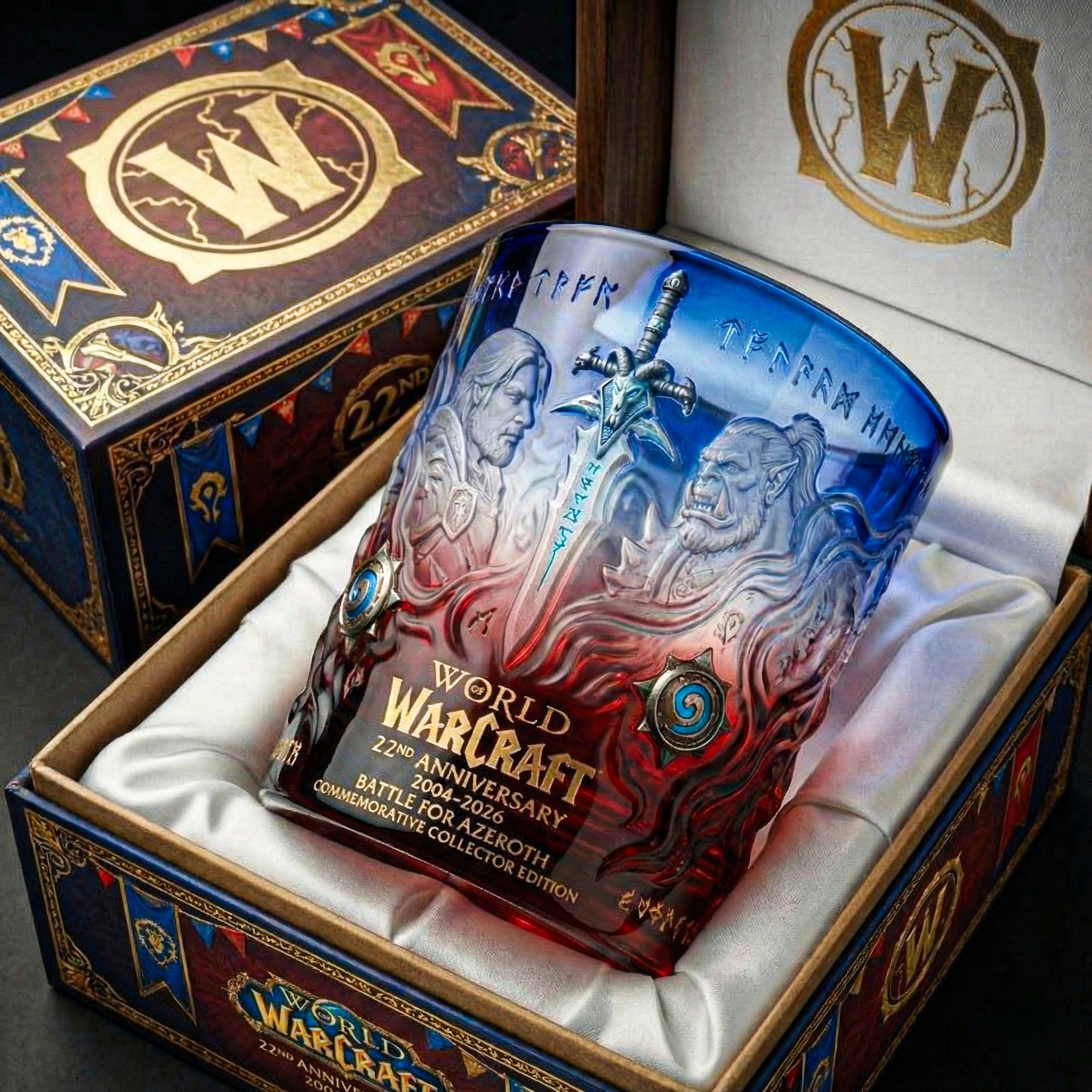 World of Warcraft 22nd anniversary Whisky glass（presell）