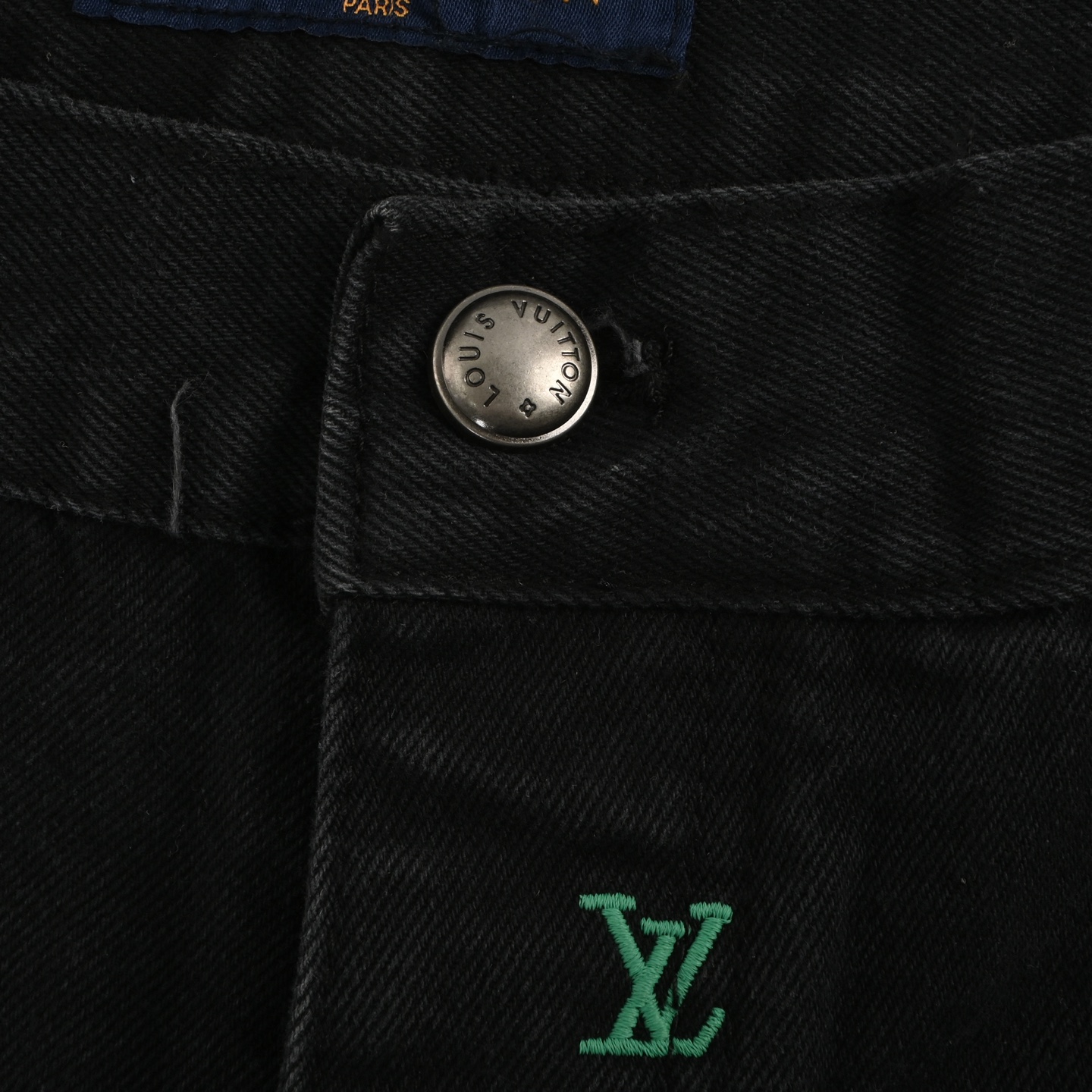 Louis Vuitton Ombre Embroidered Jeans Set