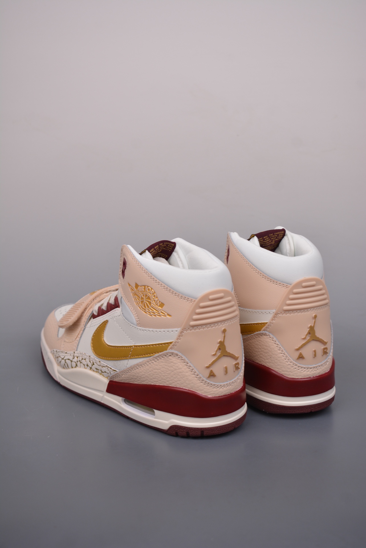 Nike Air Jordan Legacy 312 High Beige Wine Red Gold