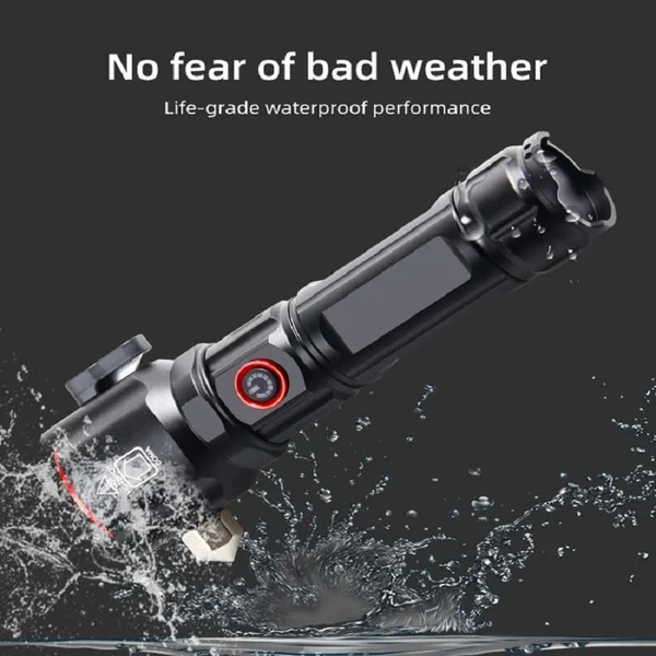 🔥 2024 Hot Selling Multi-Functional Flashlight 🔥 1KM Long Distance Emergency Flashlight