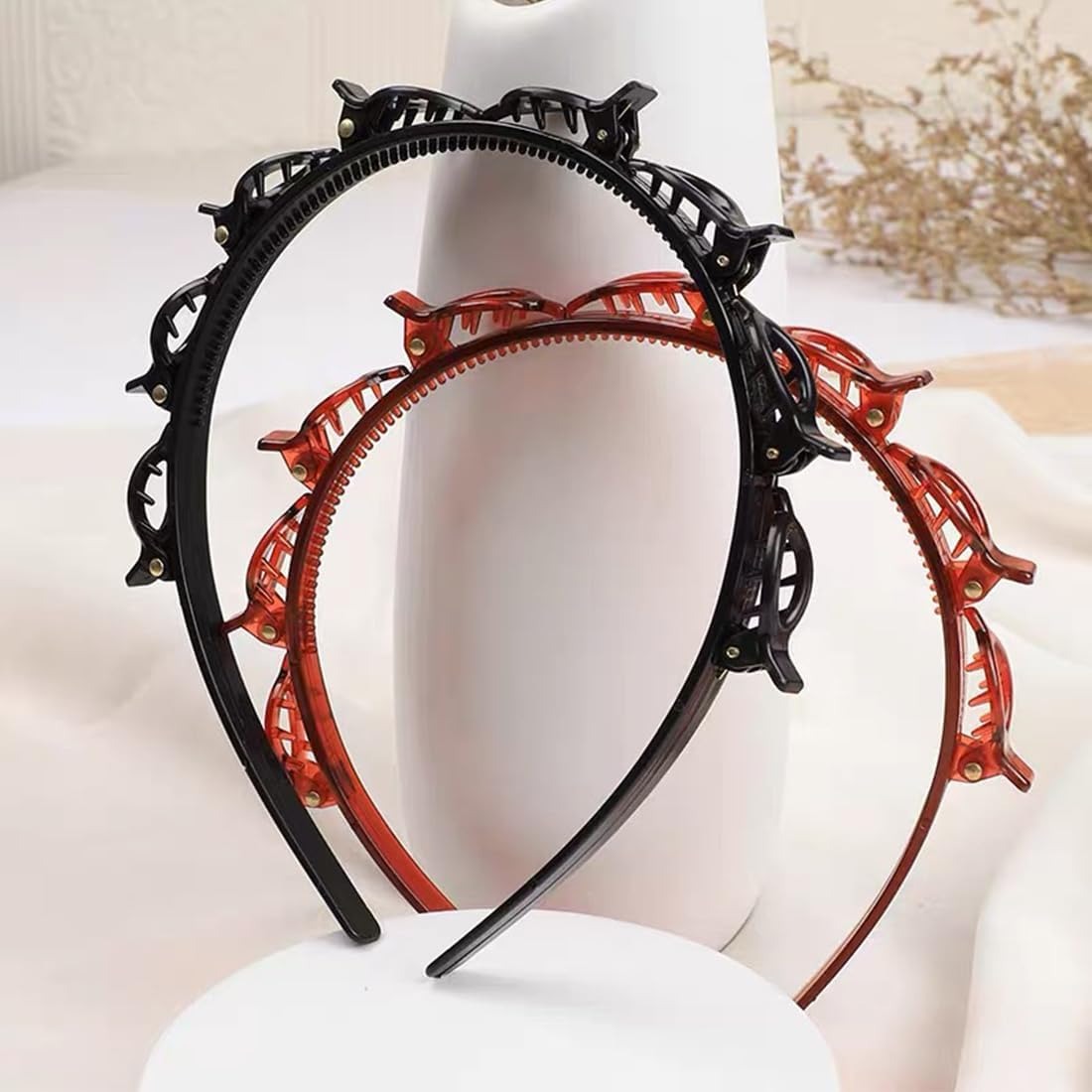 ⚡Flash Sale⚡Braided Headband With Clips