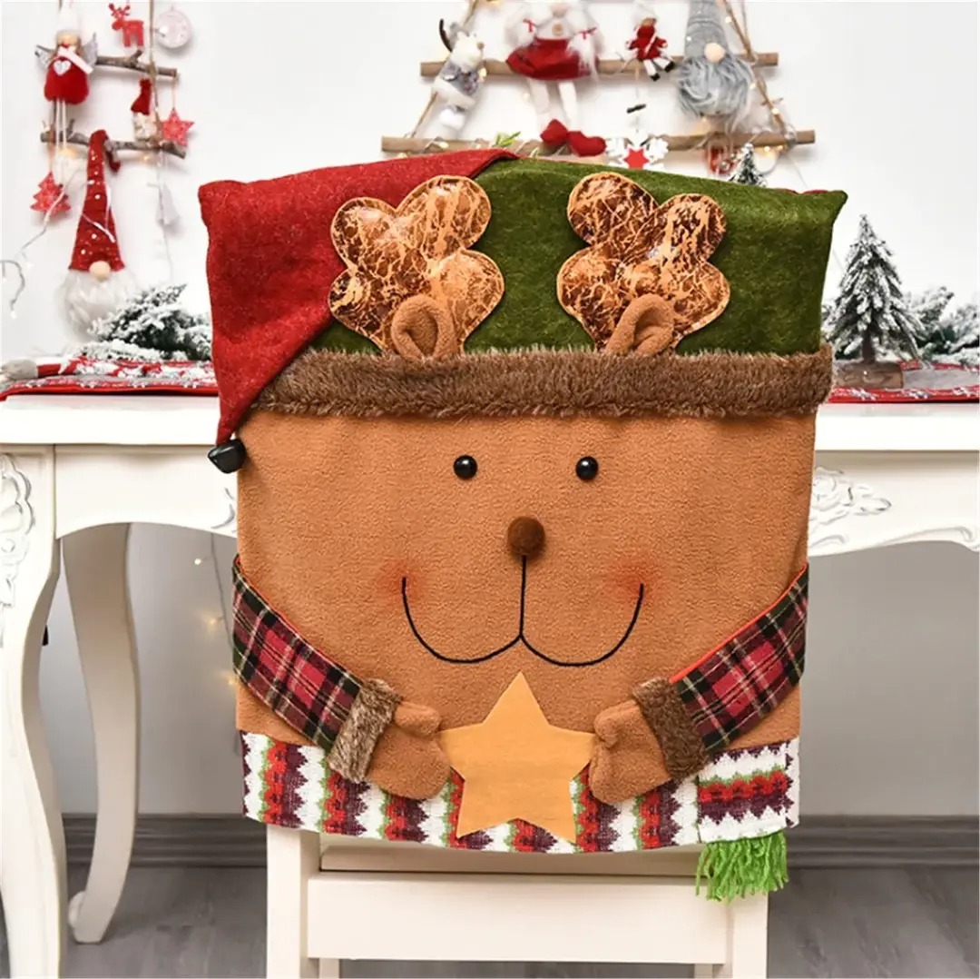 🎅(Christmas Early Sale ) Christmas Dinner Table Chair Cover