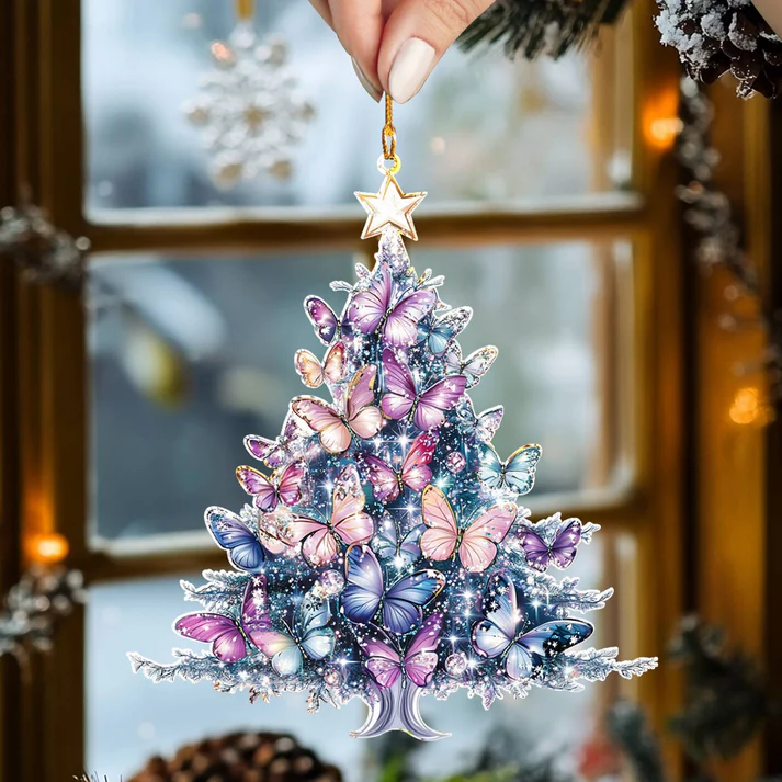 Butterfly Wonderland Christmas Ornament