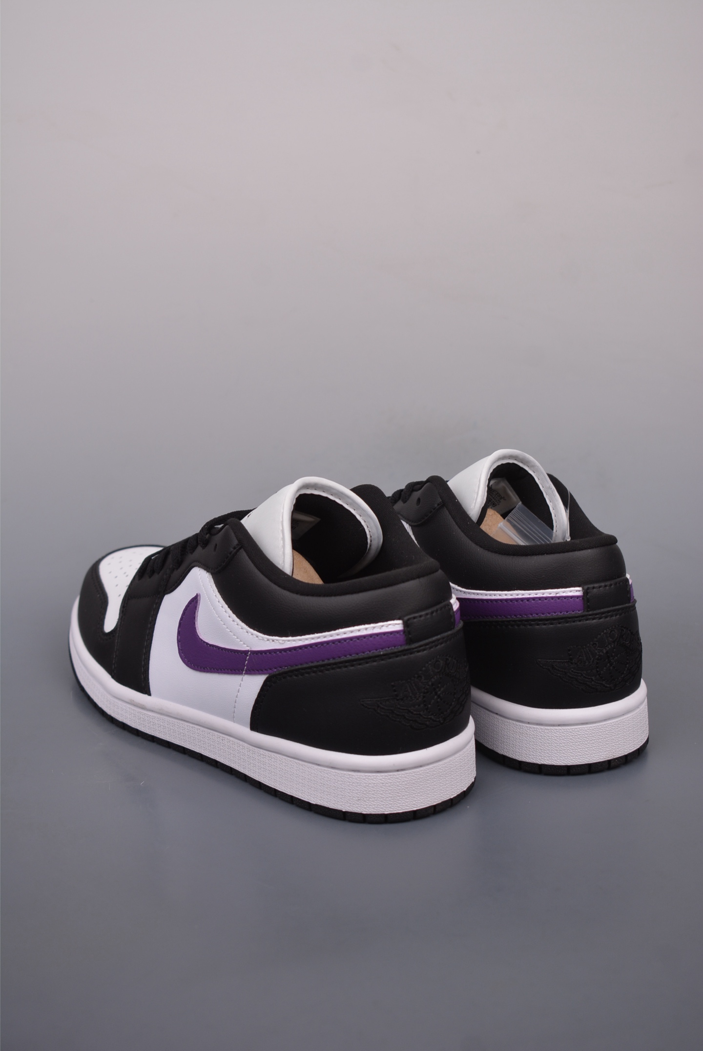 Nike Wmns Air Jordan 1 Low GS Black White Purple HJ5911-105