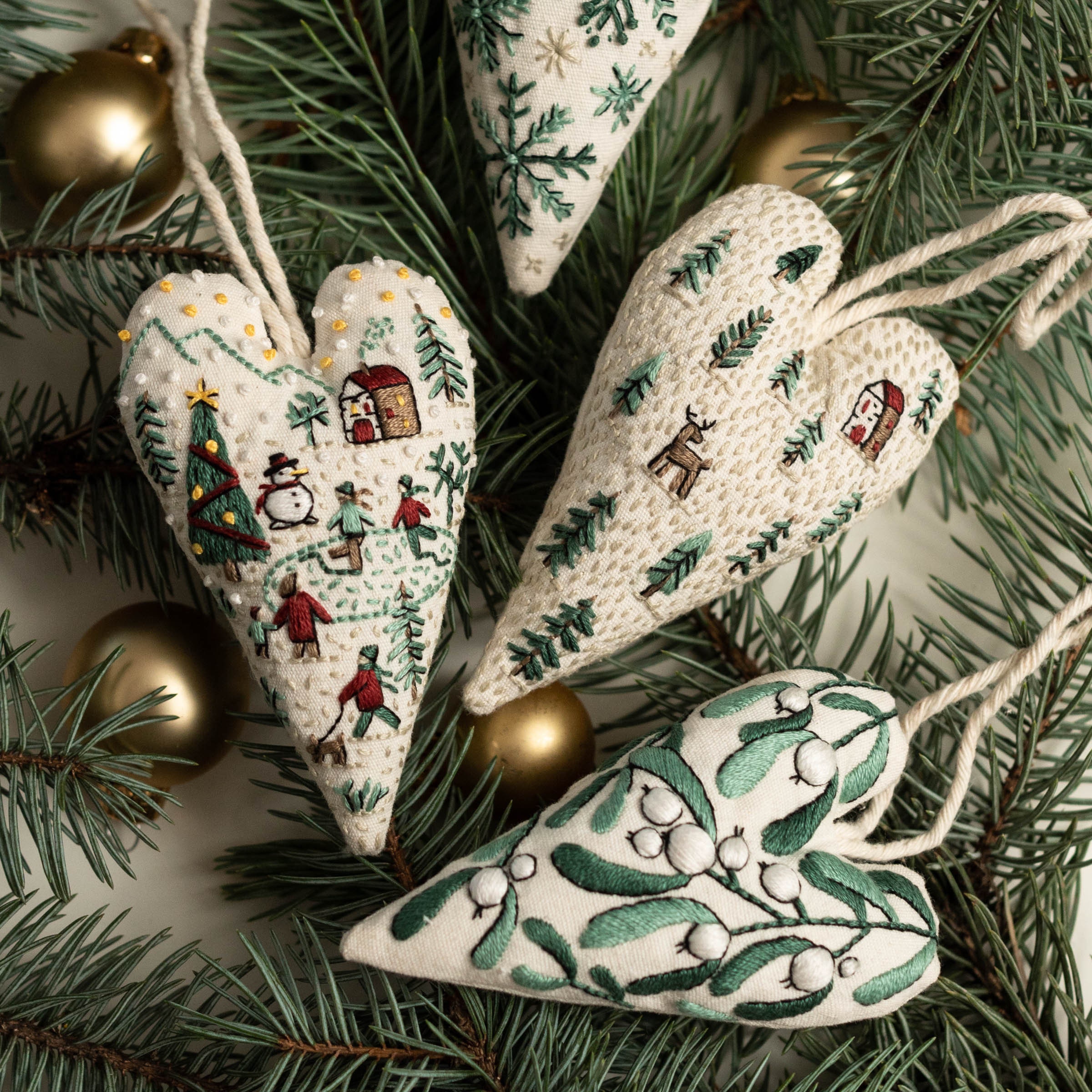 🎅2024 Christmas Promos🔥DIY Ornament for Christmas in the shape of a heart