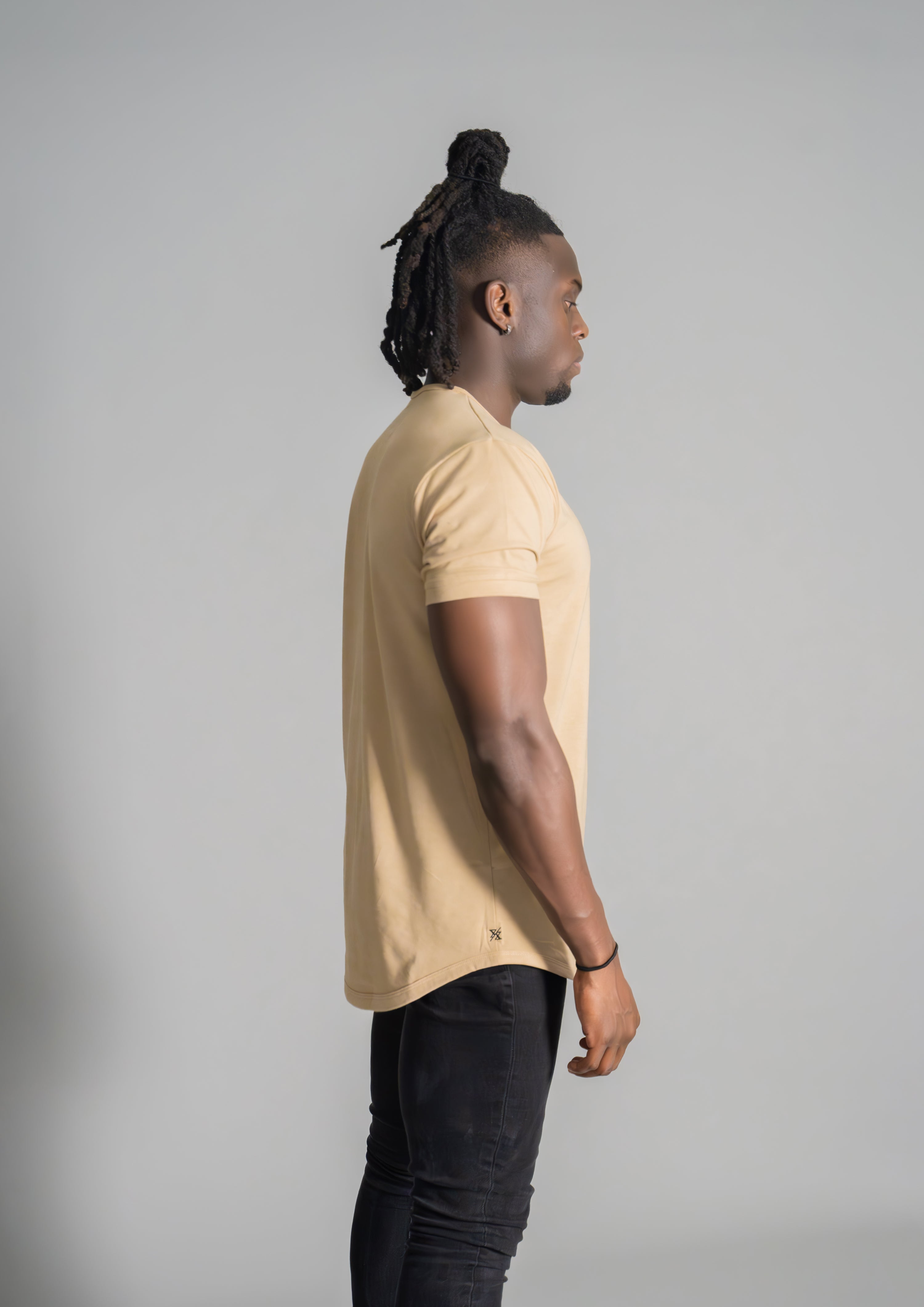 Henley Curved Hem