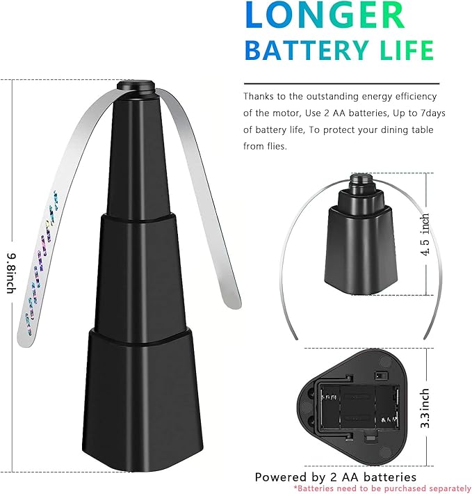Outdoor picnic fly repellent fan