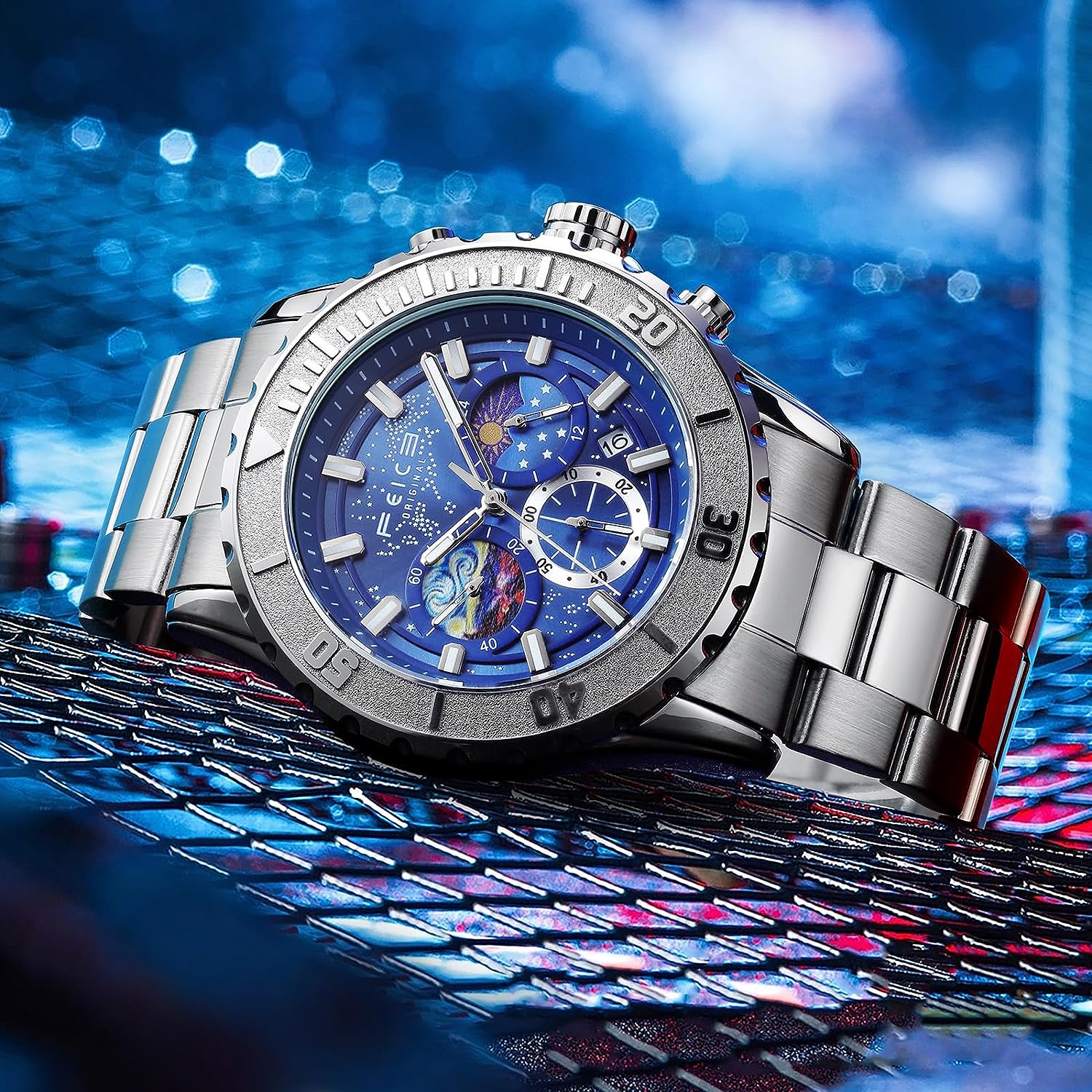 FK131 FEICE Watch Stunning Starry Sky Design