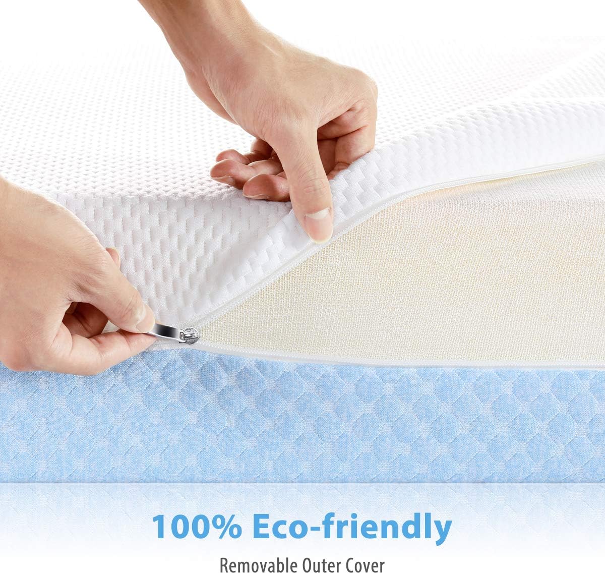 Dourxi Crib Mattress Dual Sided Comfort Memory Foam Toddler Bed Mattress