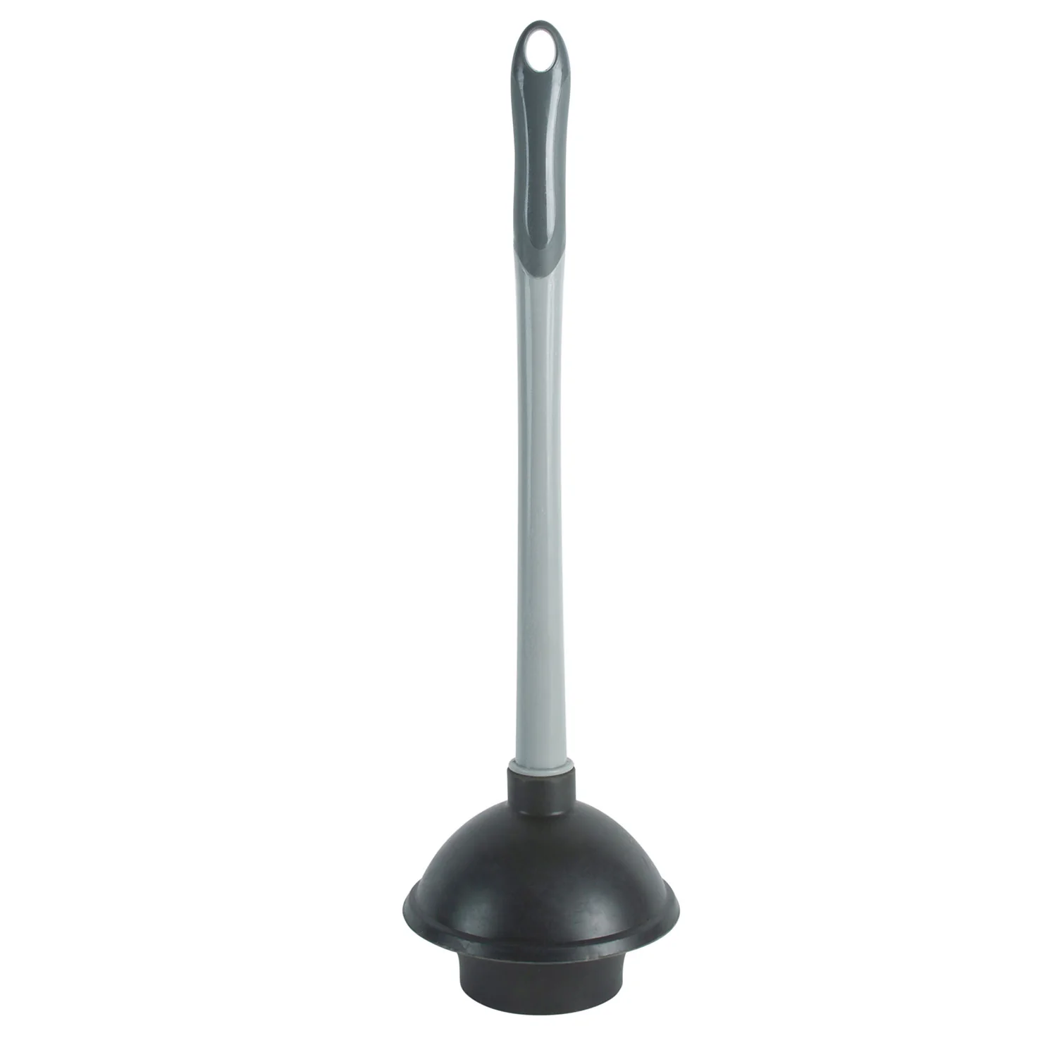Bath Bliss 2-in-1 Bowl Brush & Plunger, Grey