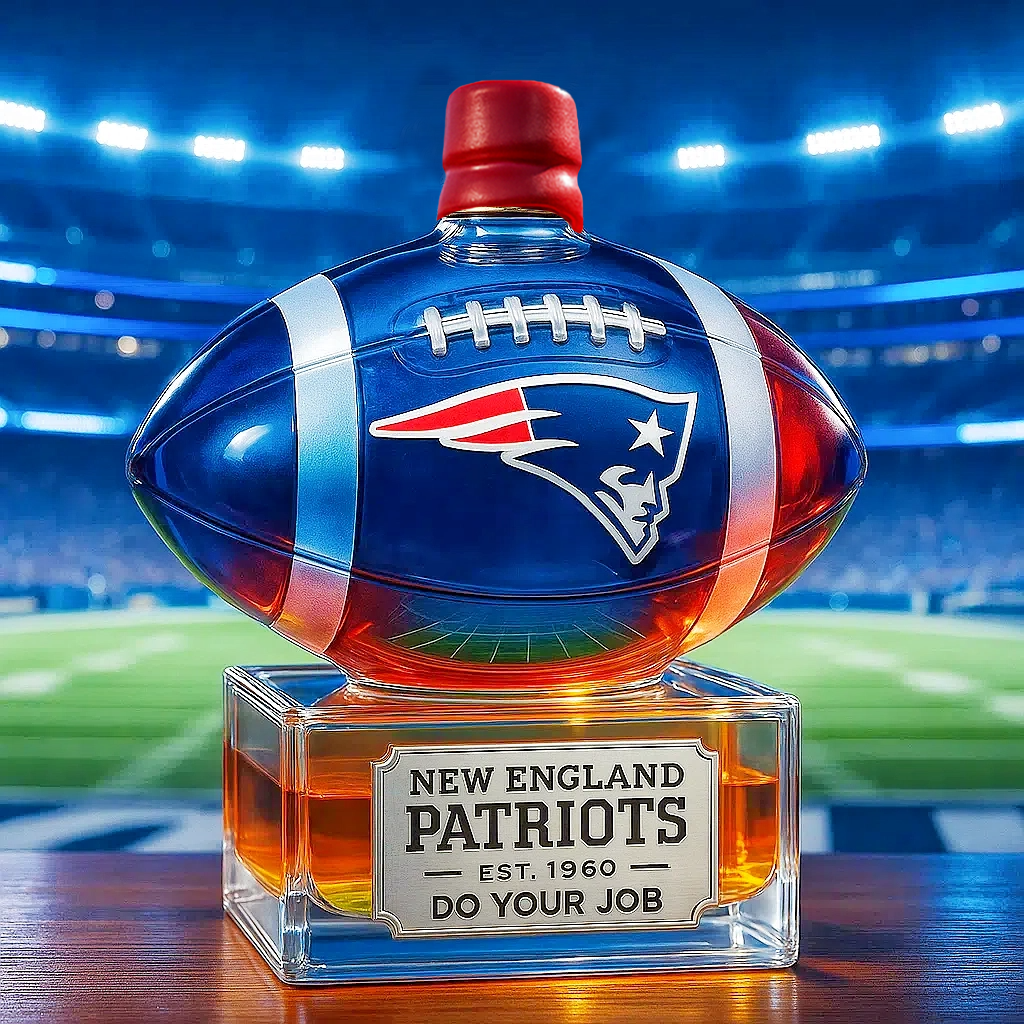 Legacy of the Patriots——New England Patriots Whiskey Bottle
