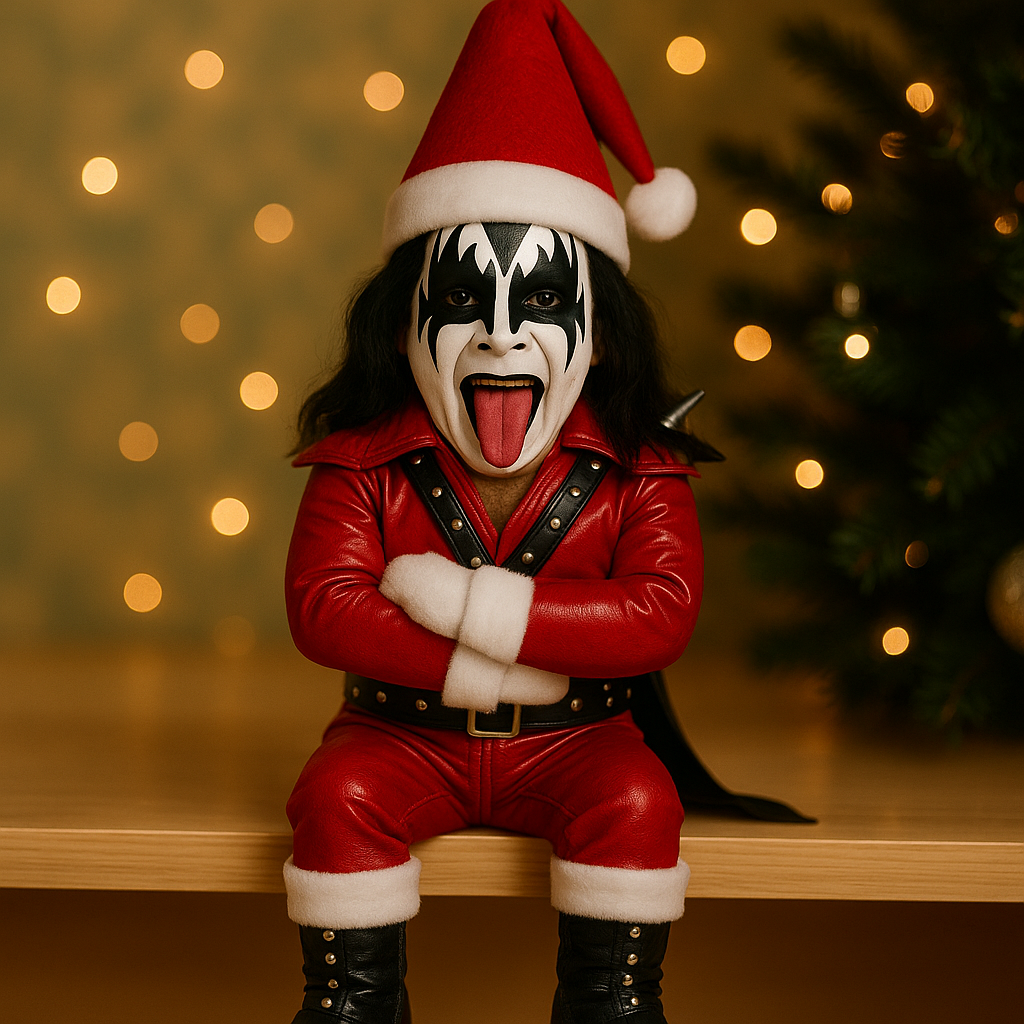 KISS Christmas Elf Doll