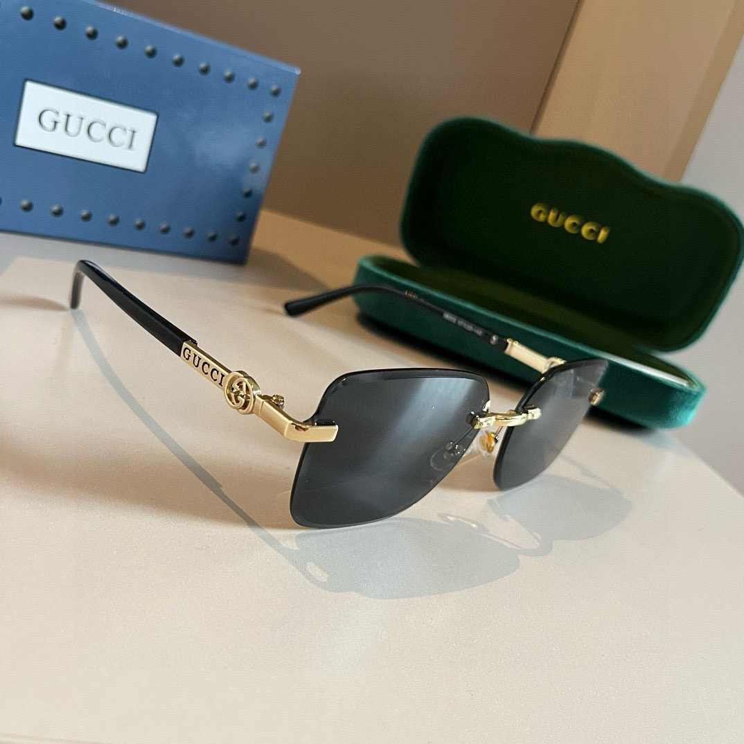 Gucci rimless sunglasses
