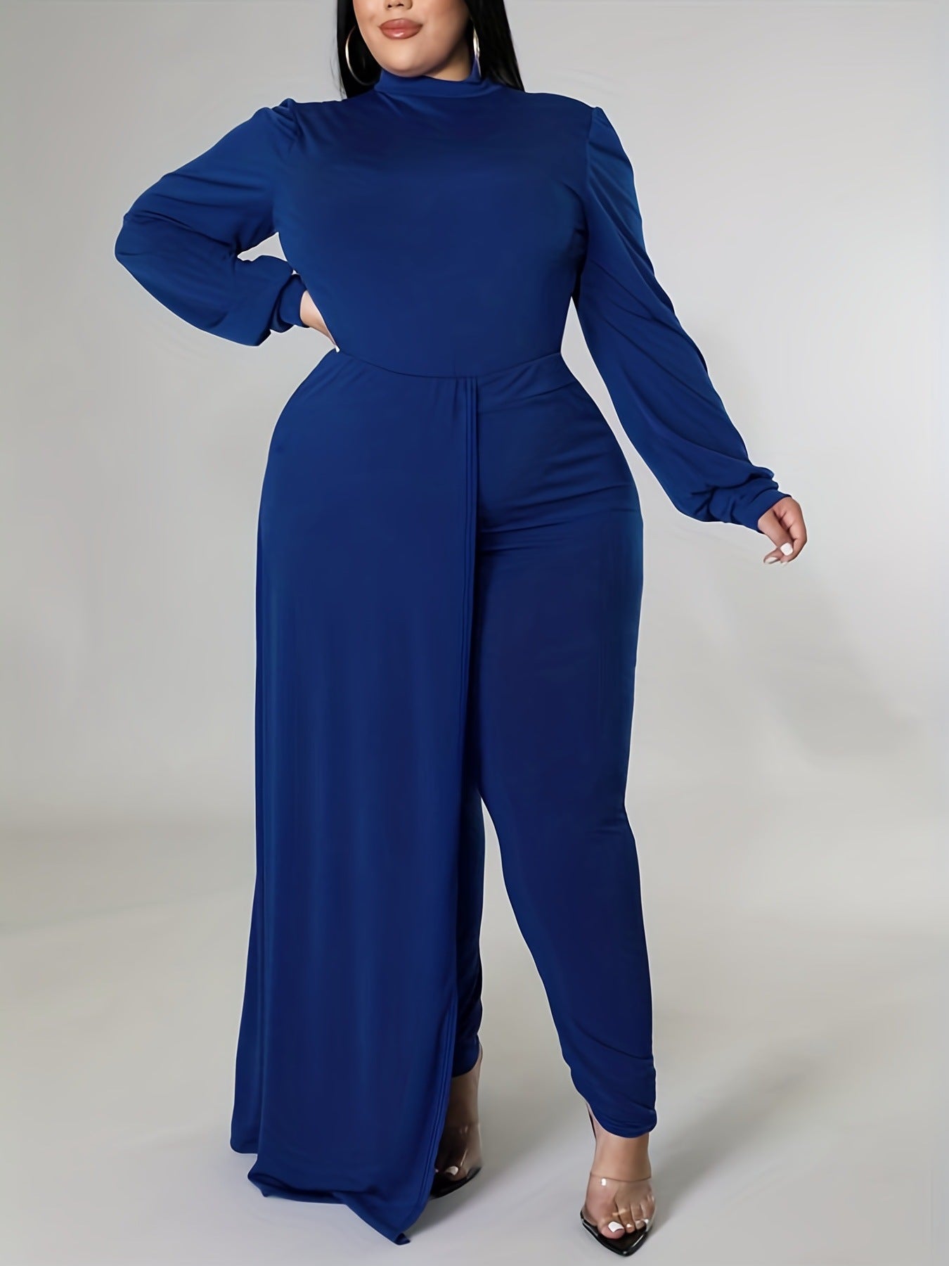 Women Clothing Solid Color Design Jumpsuit