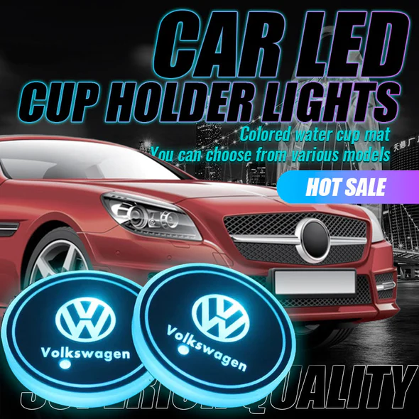🚗Rainbow Light LED Car Coaster