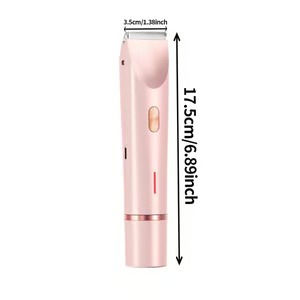 2 in 1 Electric Shaver for Women, 1 Box Rechargeable Electric Shaver & Accessories, Wet and Dry Use Body Trimmer for Home & Travel, Halloween, Christmas
