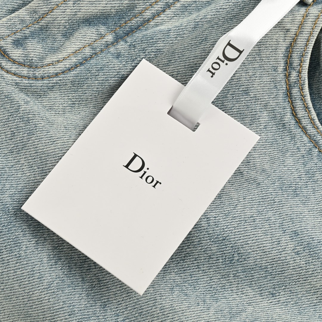 Dior pocket split jeans