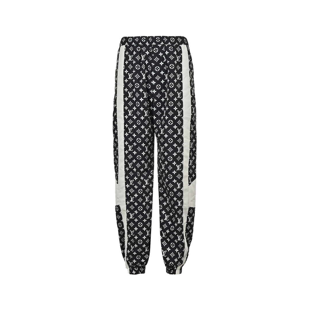 Louis Vuitton 24Fw monogram print contrast trousers