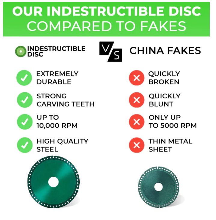 🔥Last Day 50% OFF🔥INDESTRUCTIBLE DISC 2.0 - Cut everything in seconds📦BUY 1 GET 1 FREE NOW