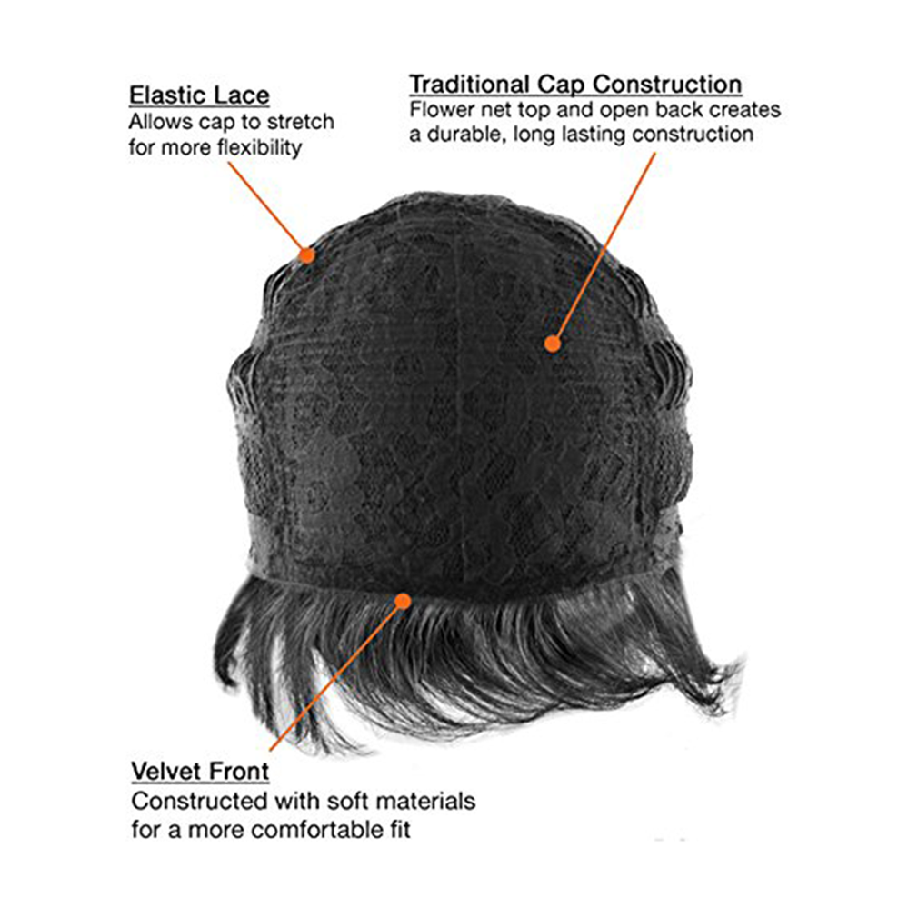 Luna Wigs Short Style Pixie Cut Synthetic Hair Wigs