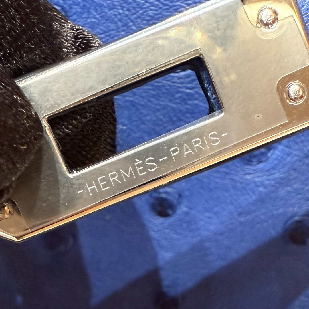 Hermes mini kelly 2 74Blue roy handbag (handmade to order)