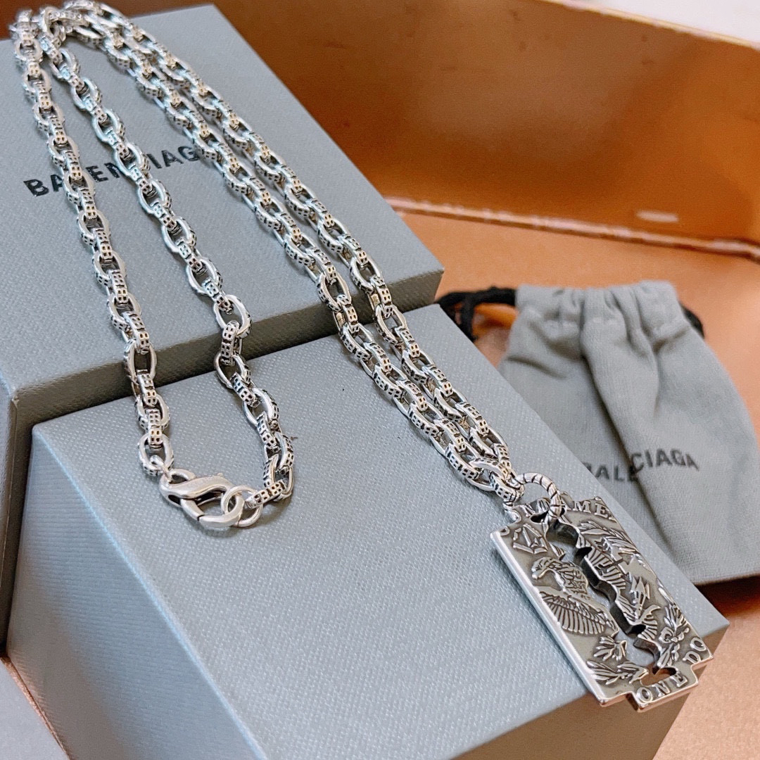 Balenciaga Blade Chain Necklace