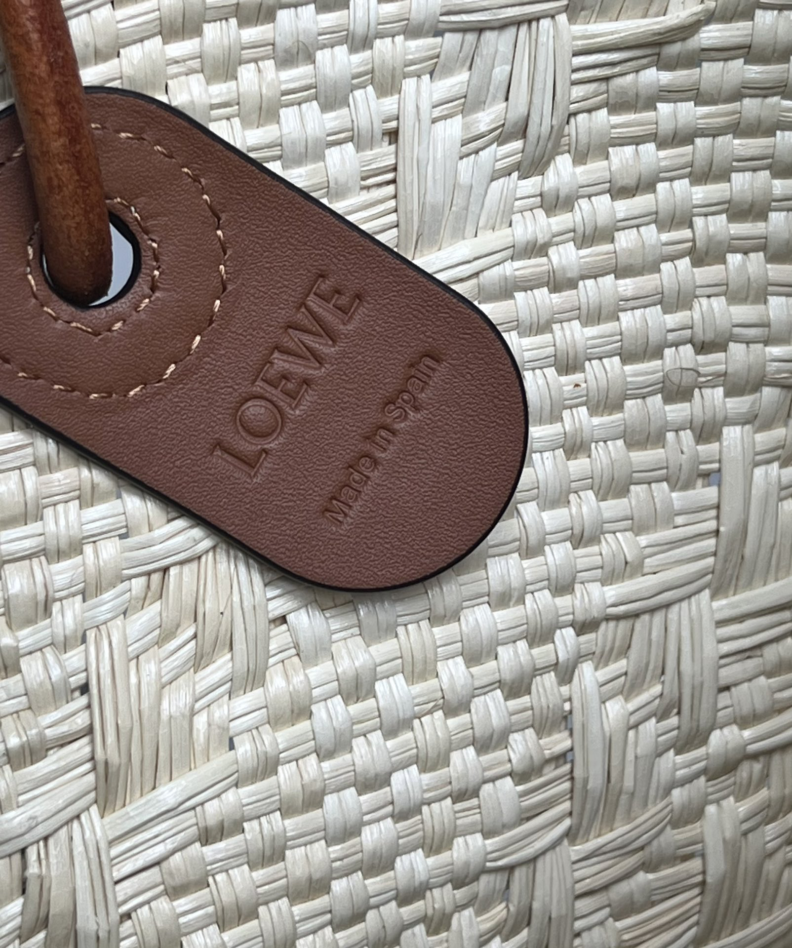 Loewe Anagram Basket Straw Bag 1001