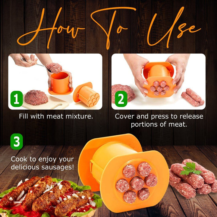 🔥Christmas Hot Sale-SAVE 50% OFF🔥Cevapcici Press Maker-BUY 2 GET 5% OFF
