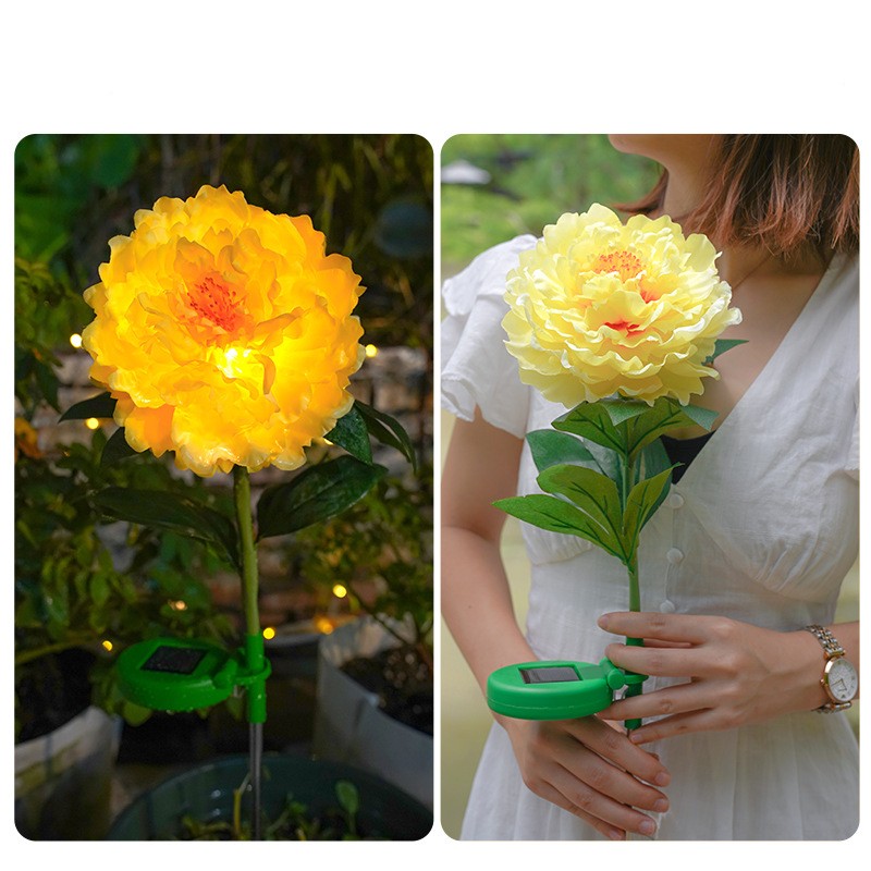 💥Last Day Promotion-[SAVE 50% OFF]--Solar Peony Flower Decorative Light--BUY 3 GET 10% OFF & FREE SHIPPING