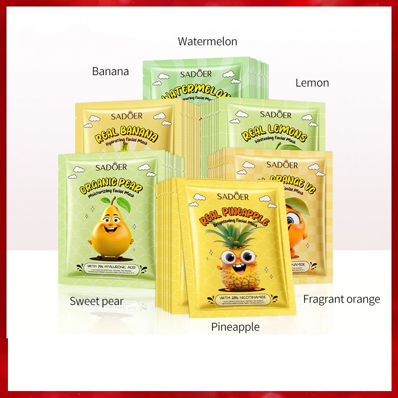 Fruit Niacinamide Series Mask Brightens and Moisturizes the Skin to Make It More Soft, Moisturized and Shiny
