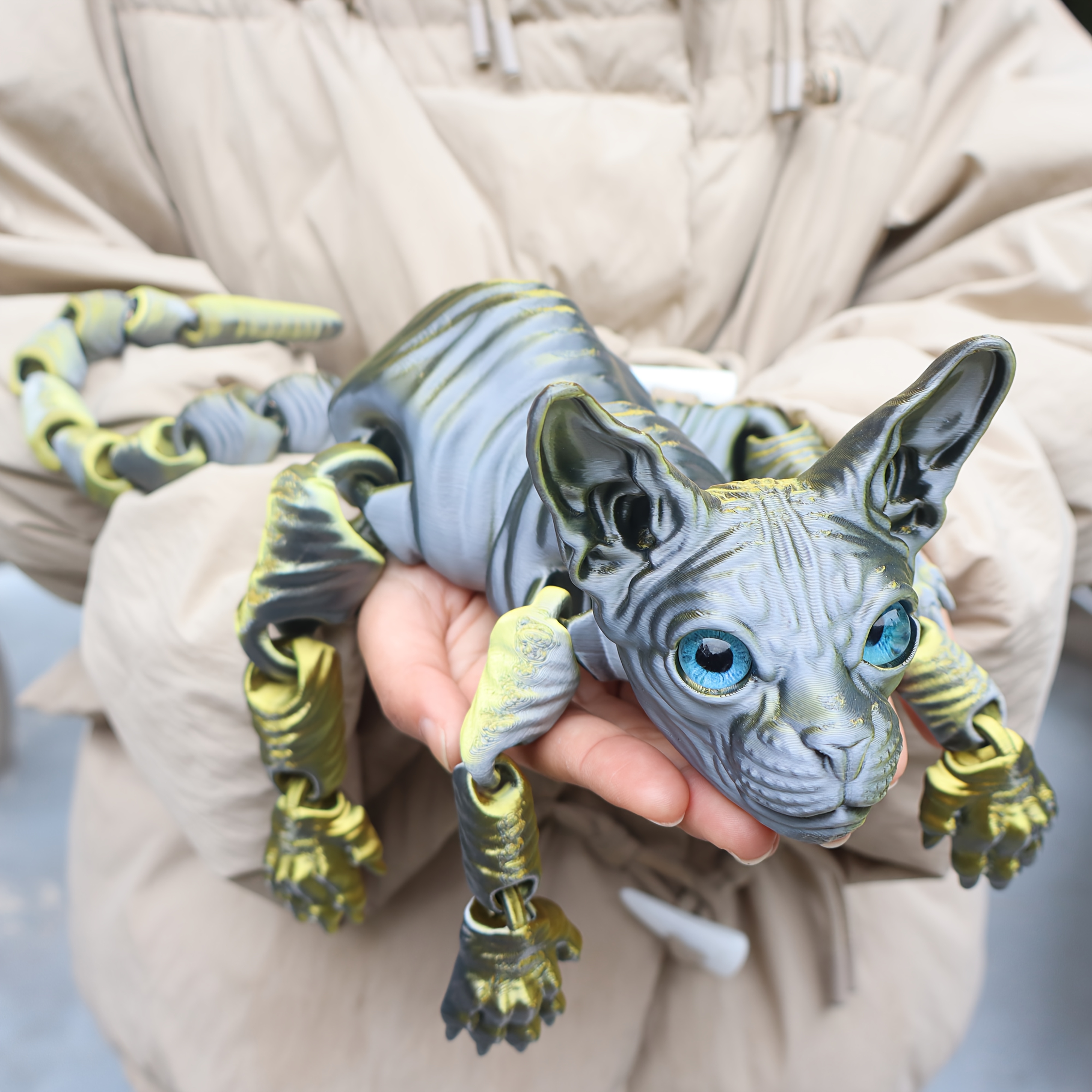🔥Last Day 50% OFF🔥50cm/19.69 inch 3D Printed Cat Fidget Toys