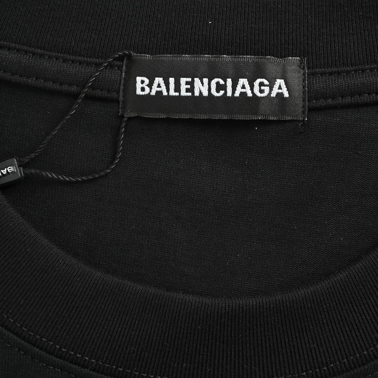 Balenciaga 25ss embossed letter print short sleeve
