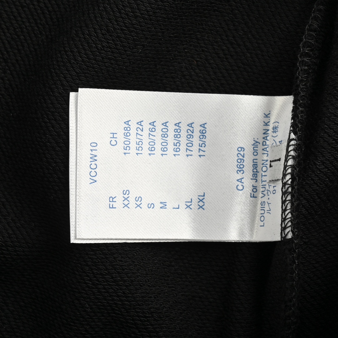 Louis Vuitton 24Fw crewneck sweatshirt with graffiti logo on front and back