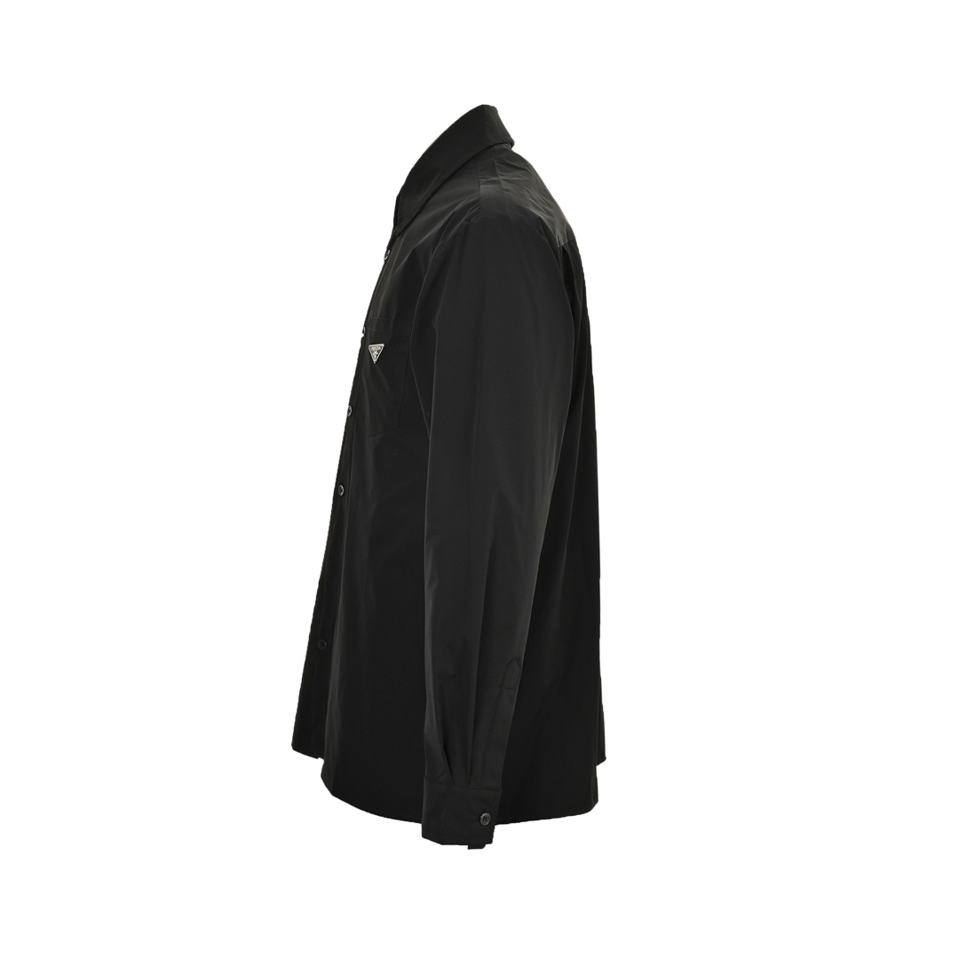 Prada 24Fw Classic Pocket Triangle Logo Shirt