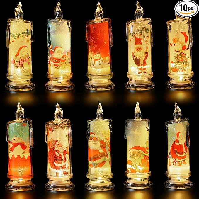 🎄New Year Sale- 80% OFF🎁Flickering Christmas Electronic Candles(4PCS/SET)--BUY 2 SETS  FREE SHIPING