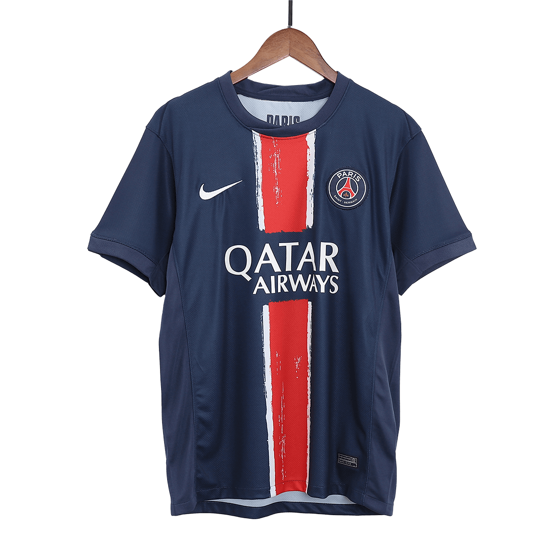 KVARATSKHELIA #7 PSG Home Football Jersey Custom Shirt 2024/25 - UCL