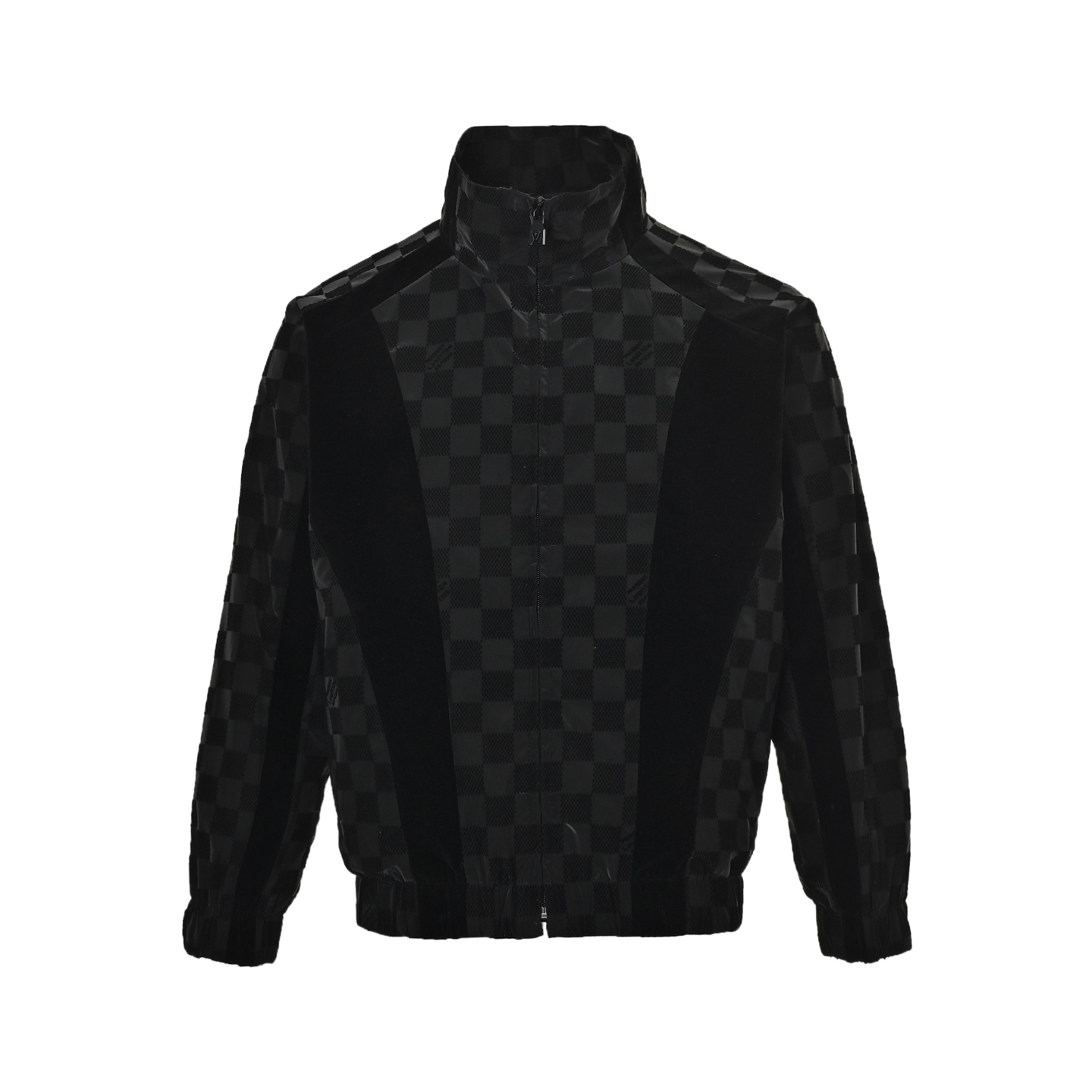 Louis Vuitton 24Fw Damier flocked checkerboard suit jacket