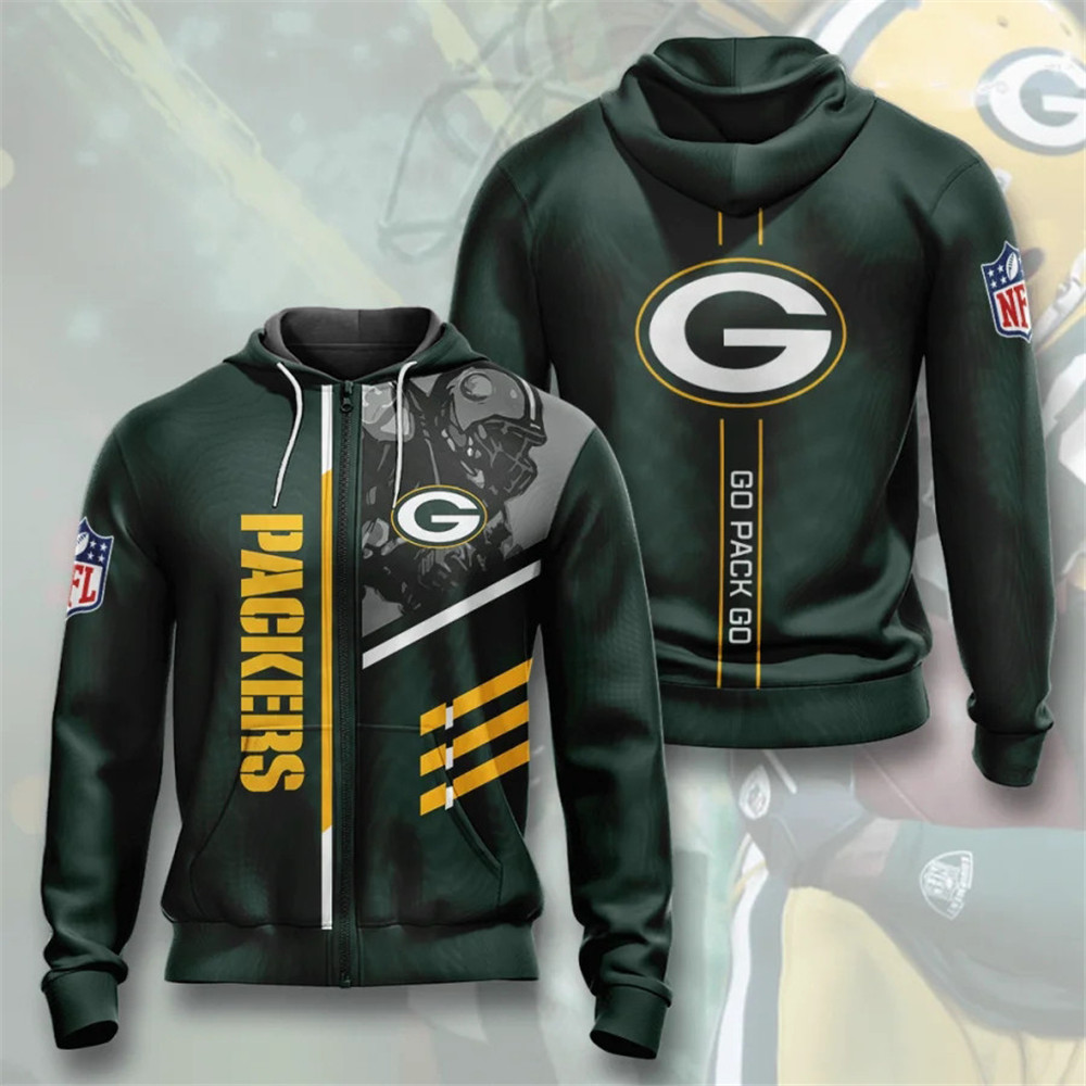 GREEN BAY PACKERS 3D HOODIE GGBBPP009