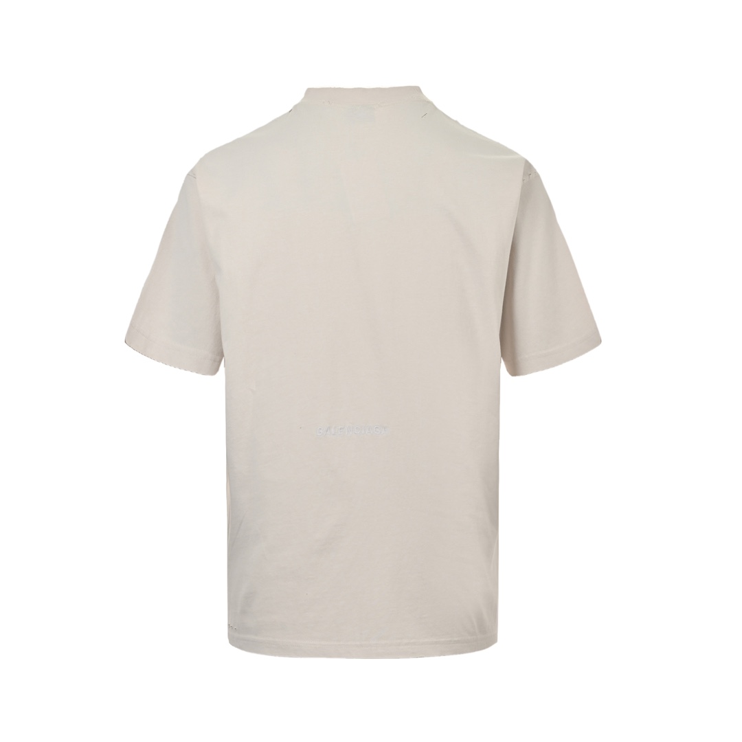 Balenciaga 24ss Statue of Liberty print short sleeve
