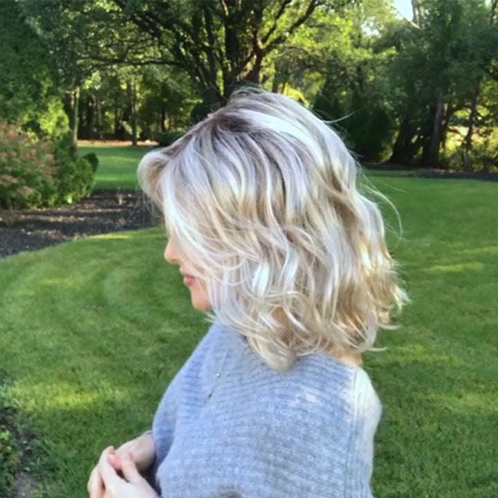 100% handmade lace wig|New Ash Blonde & 2024 NEW STYLE