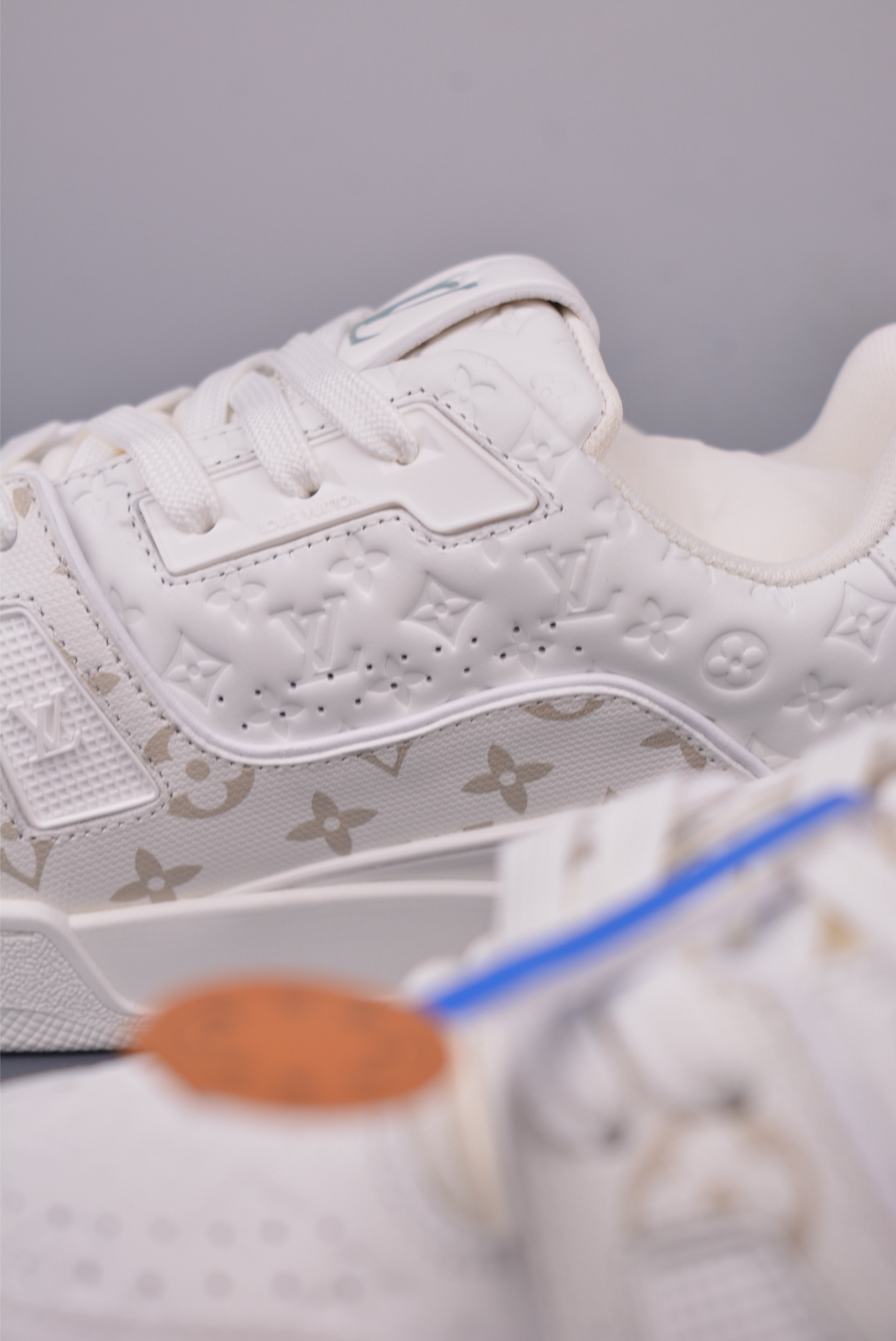 Louis Vuitton Trainer Sneaker Low White 3D Print