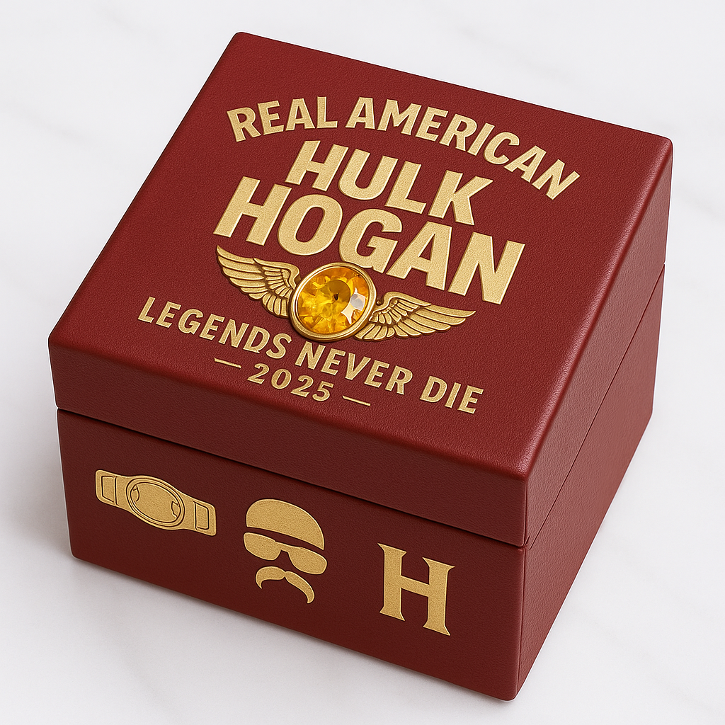 HULK HOGAN Ring & Display Box – A Tribute to a Wrestling Legend