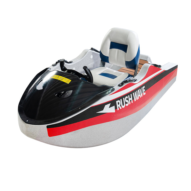 🌊🚤Electric Go Kart Boat - 18KW Mini Jet Boat(Free life jacket + battery)