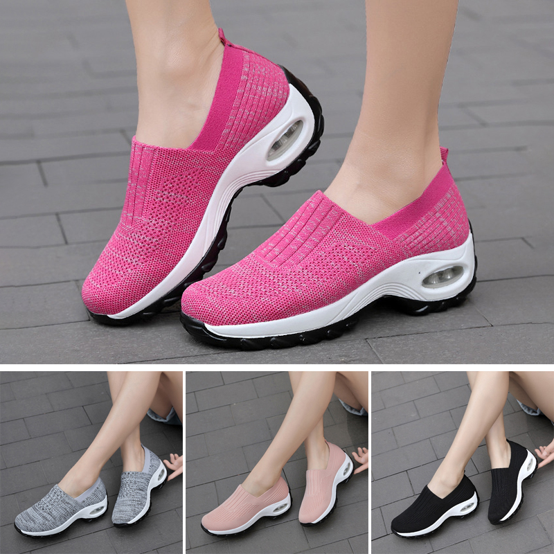 🔥Last Day 50% OFF-Air GO-WALK Comfy Women's Orthopedic Platform Sneakers