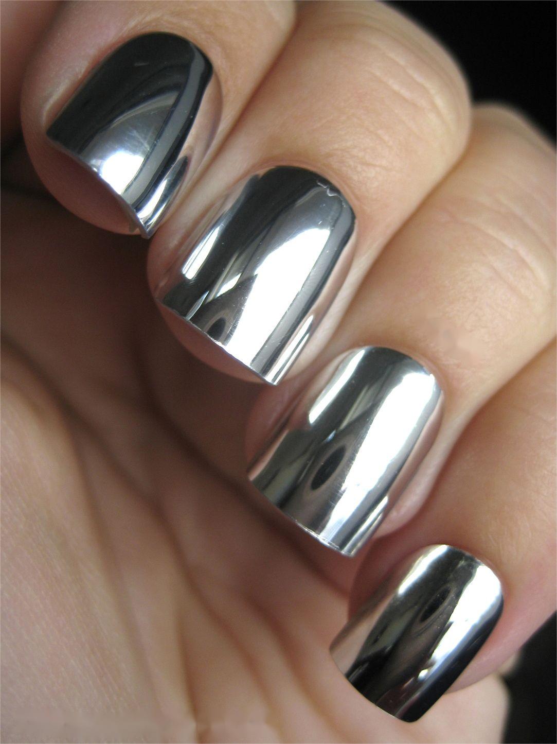 2025 Glamorous Chrome Metallic Mirror Nail Polish